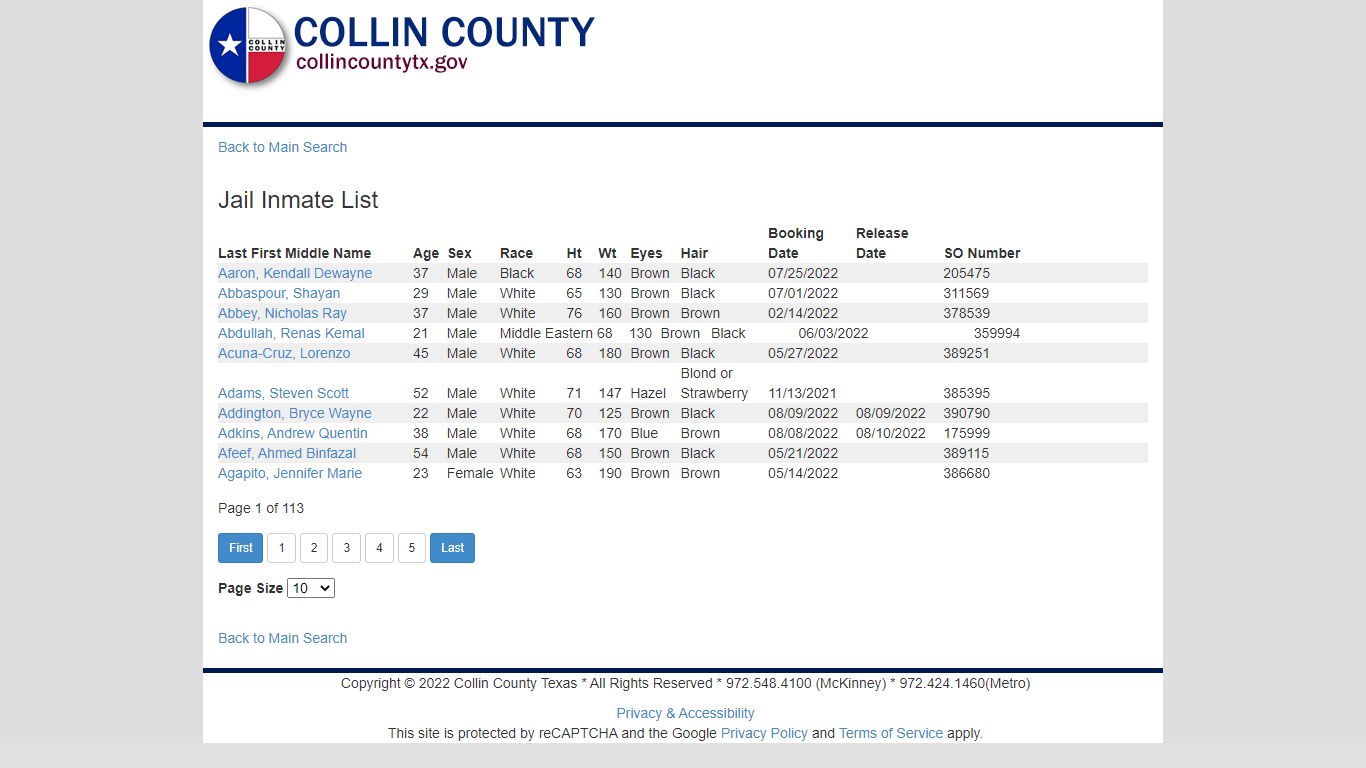 Judicial Online Search - collincountytx.gov